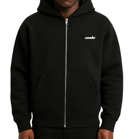 BLACK BASIC CEDE ZIPPER