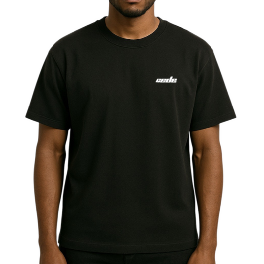 BLACK BASIC CEDE T-SHIRT
